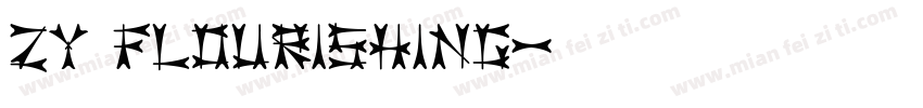 ZY Flourishing字体转换